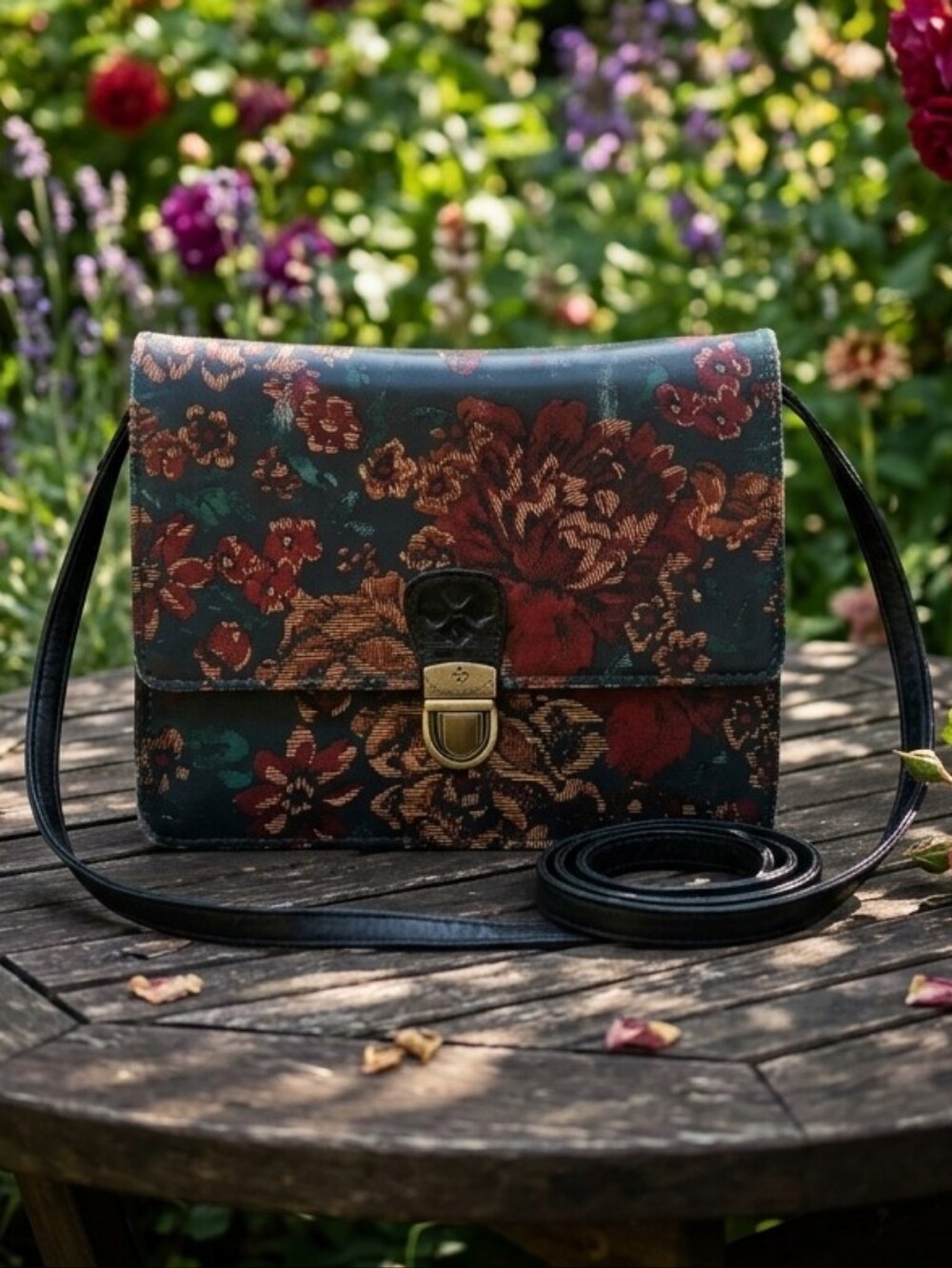 Patricia Nash Floral Crossbody Bag